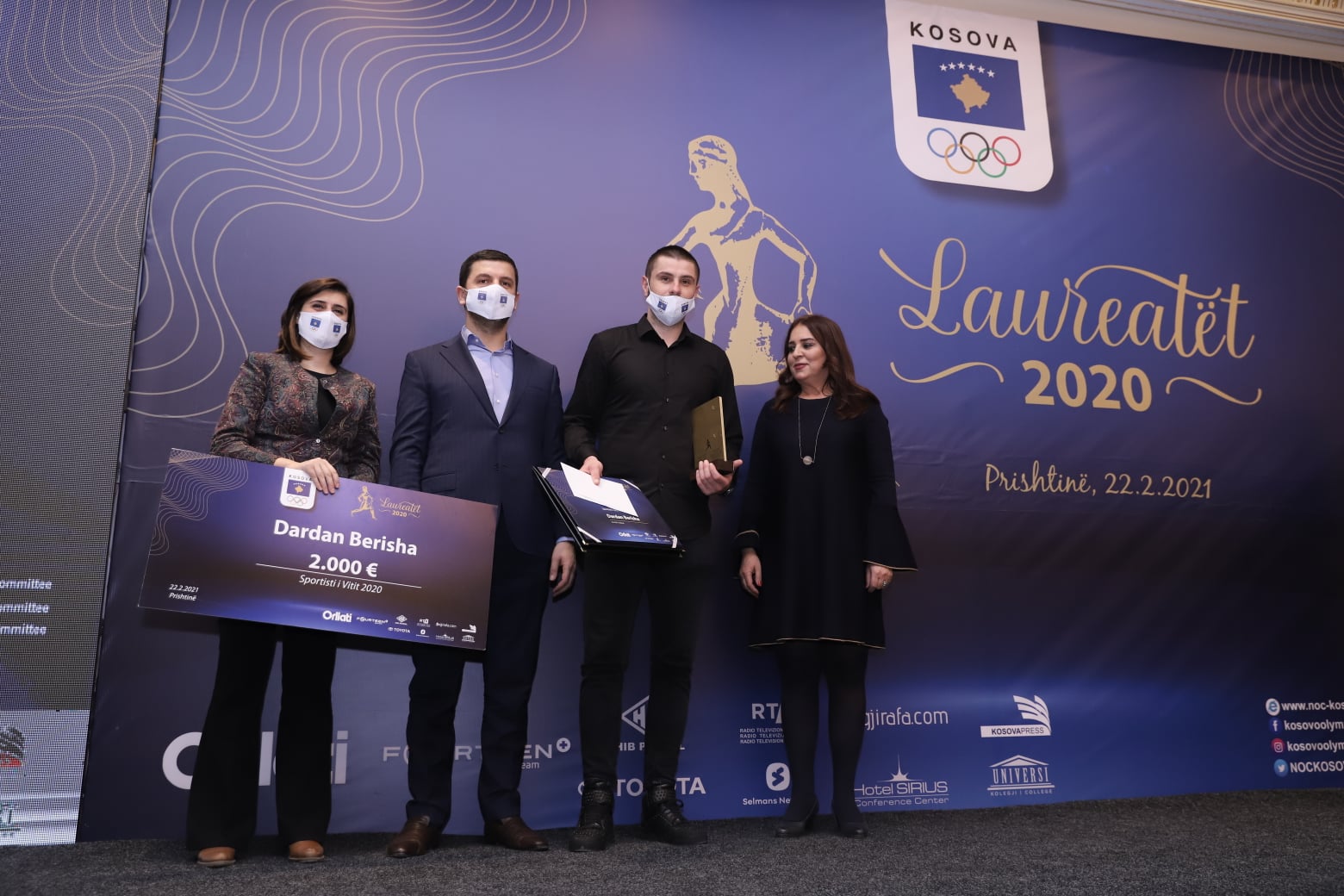 Dardan Berisha, Sportisti i Vitit 2020